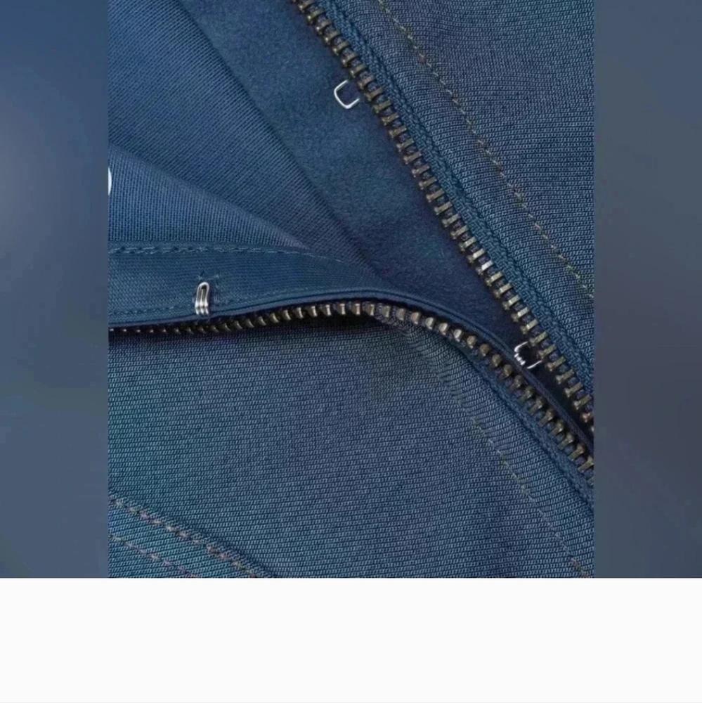 POPILUSH Shapewear Dress Denim Midi - Picture 2 of 7